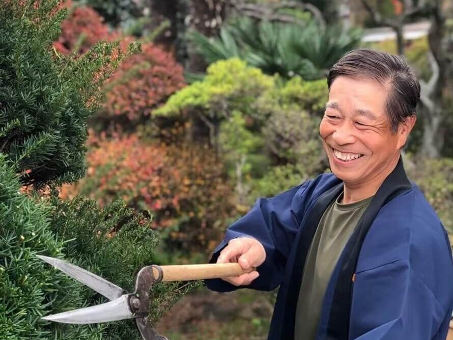 加賀美造園の親方